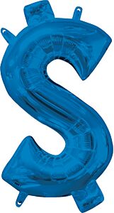 16" Symbol Dollar Sign Blue