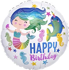 17" Sealife Happy Birthday