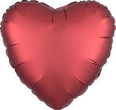 17" Luxe Sangria Heart