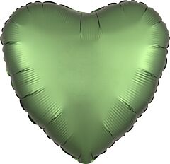 17" Luxe Emerald Heart