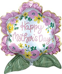 27" Happy Mother's Day Satin Flower