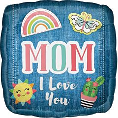 17" Mom I Love You Patches