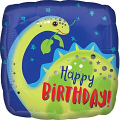 17" Brontosaurus Happy Birthday