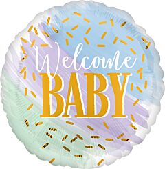 Watercolor Welcome Baby