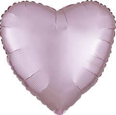 17" Luxe Pastel Pink Heart