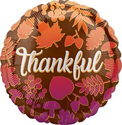 17" Thankful Ombre Leaves