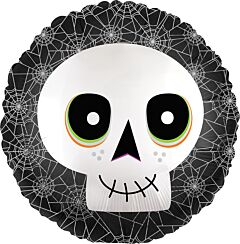 18" Satin Halloween Skull