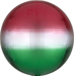 16" Orbz Ombre Red and Green