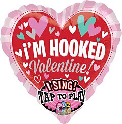 29" I'm Hooked Valentine Sing-A-Tune