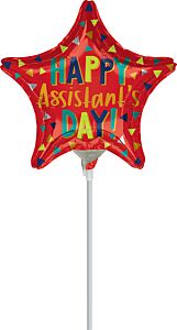 9" Assistant's Day Red Star