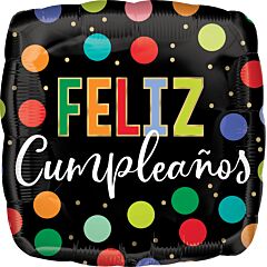 17" Felix Cumpleanos Bright Dots
