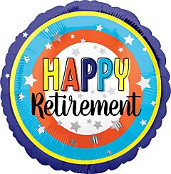 17" Happy Retirement Circles