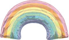 34" Iridescent Pastel Rainbow