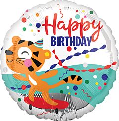 17" Happy Tiger Birthday