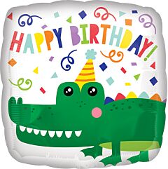 17" Gator Happy Birthday