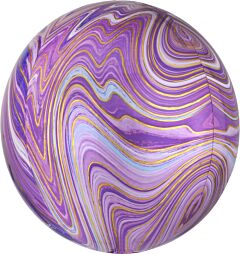 16" Purple Marblez