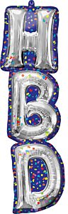 38" Birthday Balloon Letters