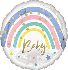17" Pastel Rainbow Baby