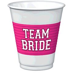 Team Bride 16 oz plastic cup 25/sleeve