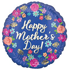 17" Happy Mother's Day Circled in Floral