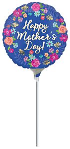 9" Happy Mother's Day Circled in Floral