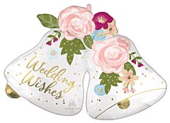 33" Wedding Wishes Bells