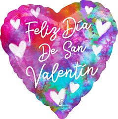 17" Tie-Dye Spanish Valentine