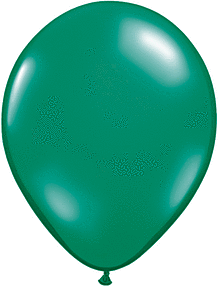 11" Qualatex Emerald Green Latex