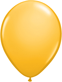 16" Qualatex Goldenrod Latex Balloons