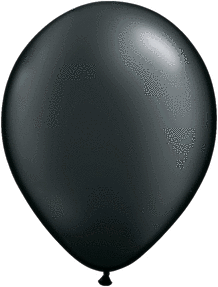 5" Qualatex Pearl Black Latex
