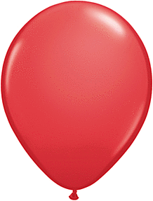 11" Qualatex Red Latex Balloon
