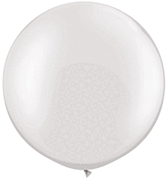 30" Qualatex Pearl White Latex Balloon