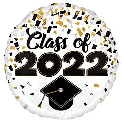 17" Class of 2022 Confetti
