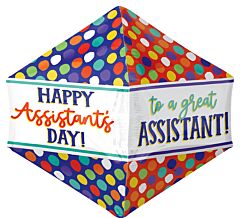 21" Happy Assistant's Day Dots