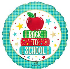 17" Back to School Apple and Books