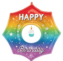 33" Cupcake Happy Birthday