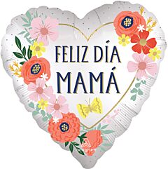 28" Satin Feliz Dia Mama Blooms