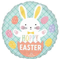 17" Hoppy Easter Bunny and Eggs