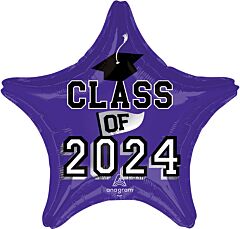 19" Class of 2024 - Purple