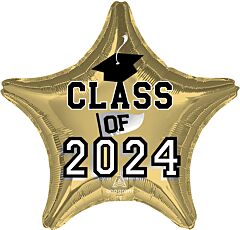 19" Class of 2024 - White Gold
