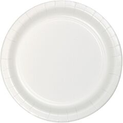 9" Paper Plate - White