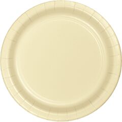 9" Paper Plate - Ivory