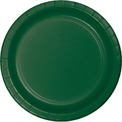 9" Paper Plate - Hunter Green
