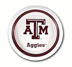Texas A And M - 7" Plate 12Ct