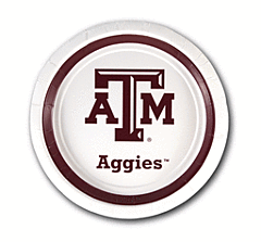 Texas A And M - 9" Plate 10Ct