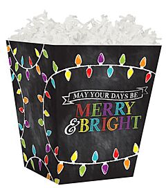 Small Gift Box - Merry Bright Chalkboard