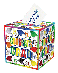12" Graduation Card Box