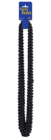 33" Party Beads - Black 12/Card