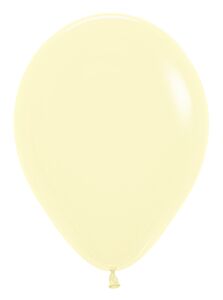 11" Pastel Matte Yellow Latex