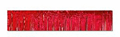 15" X 10' Foil Drape - Red